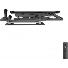 My Wall HL 41ML TV-Deckenhalterung Deckenhalter, Motorisiert, Höhenverstellbar, Schwenkbar, Neigbar Anthrazit