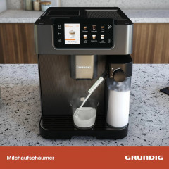 GRUNDIG KVA 8230 Kaffeevollautomat Anthrazit/Schwarz