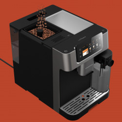 GRUNDIG KVA 8230 Kaffeevollautomat Anthrazit/Schwarz GRUNDIG KVA 8230 Kaffeevollautomat Anthrazit/Schwarz