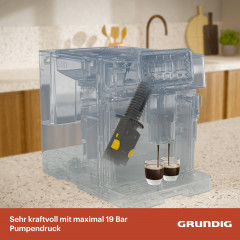 Grundig Kaffeevollautomat »KVA 6230« 1350W Kaffeevollautomat mit 19 Bar, Touch & GrindPro™ Mahlwerk
