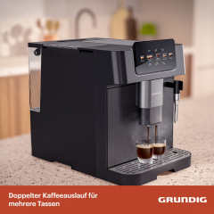 Grundig Kaffeevollautomat »KVA 6230« 1350W Kaffeevollautomat mit 19 Bar, Touch & GrindPro™ Mahlwerk
