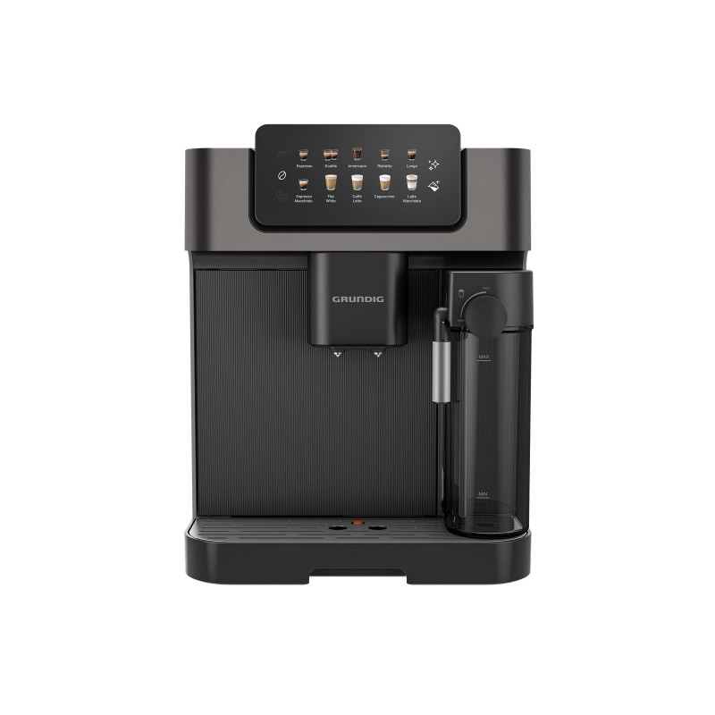 GRUNDIG KVA 7230 Kaffeevollautomat Schwarz/Dunkelsilber