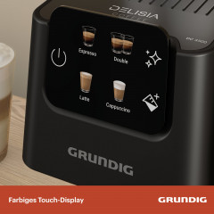 Grundig Espressomaschine »KSM 5330« 1628W Kaffeevollautomat mit 15 Bar & Touch‑Display