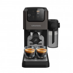 GRUNDIG KSM 6430 3-in-1 Espresso, Kaffeepads oder Kaffeekapseln, Siebträgermaschine Dark Inox/Schwarz GRUNDIG KSM 6430 3-in-1 Espresso, Kaffeepads oder Kaffeekapseln, Siebträgermaschine Dark Inox/Schwarz