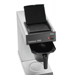 BARTSCHER A190056 Contessa 1000 Kaffeemaschine Silber/Schwarz