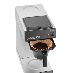 BARTSCHER A190056 Contessa 1000 Kaffeemaschine Silber/Schwarz