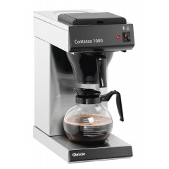 BARTSCHER A190056 Contessa 1000 Kaffeemaschine Silber/Schwarz