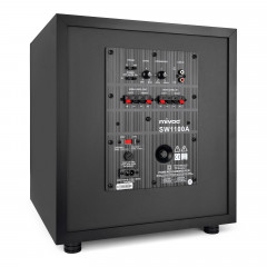 MIVOC SW1100A schwarz, aktiver Subwoofer aktiver Subwoofer, Aktivsubwoofer, Basslautsprecher aktiver Subwoofer, Aktivsubwoofer, Bassbox, schwarz