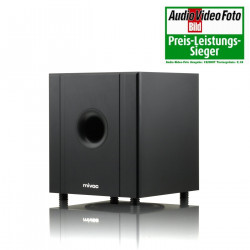 MIVOC SW1100A schwarz, aktiver Subwoofer aktiver Subwoofer, Aktivsubwoofer, Basslautsprecher aktiver Subwoofer, Aktivsubwoofer, Bassbox, schwarz