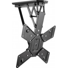 SpeaKa Professional TV-Deckenhalterung elektrisch motorisiert, Neigbar, Ausziehbar 58,4cm (23