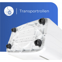 exquisit Luftentfeuchter »LE 2055 wes« Entfeuchtung 20 l/Tag Tank 5,5 l mobiles Gerät, Frost- & Überlaufschutz