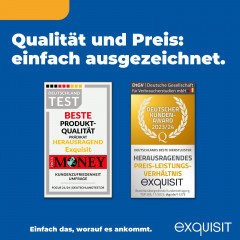 EXQUISIT ECM 6-4 INOX Standherd (EEK A, Elektrokochfeld, 61 l)