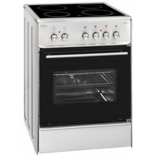 EXQUISIT ECM 6-4 INOX Standherd (EEK A, Elektrokochfeld, 61 l)