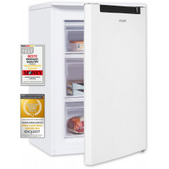 exquisit Gefrierschrank »GS81-040D weiss« 85 cm hoch 55 cm breit 4*-Gefrierschrank mit ergonomischer Griffmulde – bequem zu öffnen