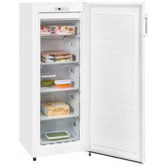 exquisit Gefrierschrank NoFrost »GS231-NF-H-010E weiss« 143,4 cm hoch 56 cm breit 4*-Gefrierschrank No Frost mit LED-Anzeige & praktischem Griff