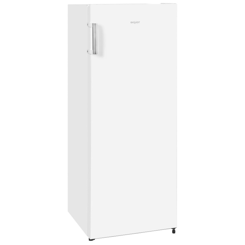 exquisit Gefrierschrank NoFrost »GS231-NF-H-010E weiss« 143,4 cm hoch 56 cm breit 4*-Gefrierschrank No Frost mit LED-Anzeige & praktischem Griff