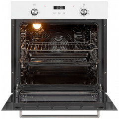 exquisit Backofen »EBE76-9-H-020 weiss« mit 1-fach-Teleskopauszug Pizzafunktion – ideal für Pizza, Focaccia und mehr!