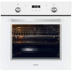 exquisit Backofen »EBE76-9-H-020 weiss« mit 1-fach-Teleskopauszug Pizzafunktion – ideal für Pizza, Focaccia und mehr!