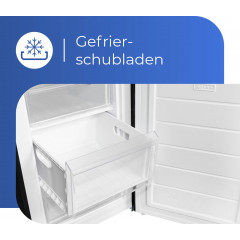 exquisit Gefrierschrank »GS81-040C schwarz« 85,5 cm hoch 54,5 cm breit energiesparend in Energieeffizienz C, 87 Liter Nutzinhalt, 4 Sterne