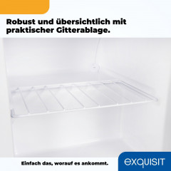 EXQUISIT GB505-040E weiss Mini-Gefrierschrank (E, 510 mm hoch)