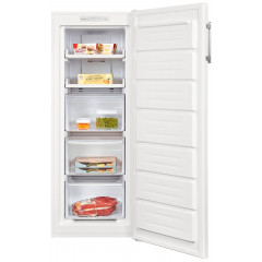 exquisit Gefrierschrank NoFrost »GS231-NF-H-040C weiss« 143 cm hoch 54 cm breit 4*-Gefrierschrank No Frost mit LED-Anzeige & praktischem Griff