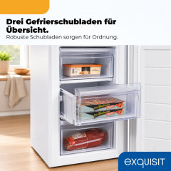 EXQUISIT GS581-040C weiss Gefrierschrank (C, 855 mm hoch)