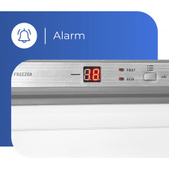 exquisit Gefrierschrank NoFrost »GS280-HE-040D« 171 cm hoch 60 cm breit 4*-Gefrierschrank No Frost mit LED-Anzeige & praktischem Griff