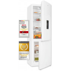exquisit Kühl-/Gefrierkombination »KGC320-95-E-WS-040C« 185,8 cm hoch 60 cm breit