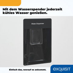 exquisit Kühl-/Gefrierkombination »KGC320-95-E-WS-040C« 185,8 cm hoch 60 cm breit