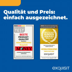 EXQUISIT EKS5131-4-E-040D Einbaukühlschrank (D, 880 mm hoch, Weiß)