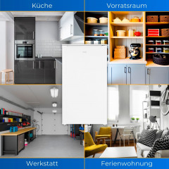 exquisit Gefrierschrank »GS111-041E« 85,5 cm hoch 48 cm breit Kompakter 4*-Gefrierschrank–flexibel, zuverlässig&leicht zu bedienen