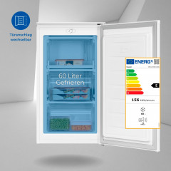 exquisit Gefrierschrank »GS111-041E« 85,5 cm hoch 48 cm breit Kompakter 4*-Gefrierschrank–flexibel, zuverlässig&leicht zu bedienen