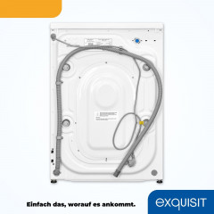 exquisit Waschmaschine »WA9214-340A« 9 kg 1400 U/min AquaStop-Vollwasserschutz, Trommelreinigung für sauberen Innenraum