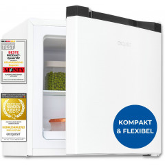 exquisit Gefrierschrank »GB40-050C weiss« 49,5 cm hoch 47,5 cm breit Kompakt & leise |Thermostat für Temperaturwahl | 4 Sterne Gefrieren