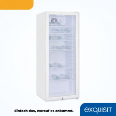exquisit Getränkekühlschrank »GKS240-GT-160C weiss« 140 cm hoch 54 cm breit Alles auf einen Blick dank Isolierglastür zudem sehr energieeffizient