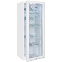 exquisit Getränkekühlschrank »GKS240-GT-160C weiss« 140 cm hoch 54 cm breit Alles auf einen Blick dank Isolierglastür zudem sehr energieeffizient