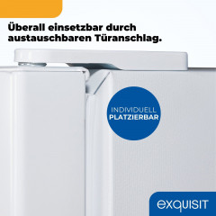 EXQUISIT GS5271-NF-H-040E weiss Gefrierschrank (E, 1700 mm hoch)