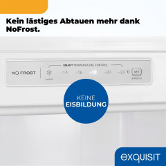 EXQUISIT GS5271-NF-H-040E weiss Gefrierschrank (E, 1700 mm hoch)