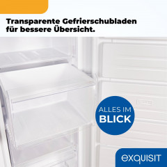 EXQUISIT GS5271-NF-H-040E weiss Gefrierschrank (E, 1700 mm hoch)