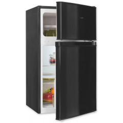 exquisit Kühl-/Gefrierkombination KGC90-30-E-040E schwarz »KGC90-30-E-040E schwarz« 85 cm hoch 47,5 cm breit
