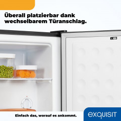 exquisit Gefrierschrank »GB40-150E schwarz« 51 cm hoch 47 cm breit Praktischer Mini-Gefrierschrank 4*-Gefrierfach, flexibel & einfach