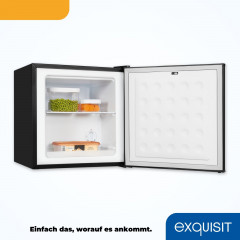 exquisit Gefrierschrank »GB40-150E schwarz« 51 cm hoch 47 cm breit Praktischer Mini-Gefrierschrank 4*-Gefrierfach, flexibel & einfach
