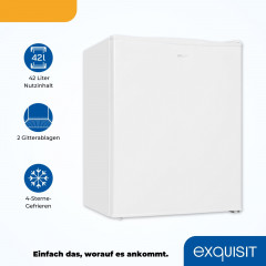EXQUISIT GB60-150E weiss Gefrierschrank (E, 630 mm hoch)