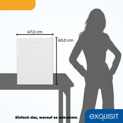 EXQUISIT GB60-150E weiss Gefrierschrank (E, 630 mm hoch)