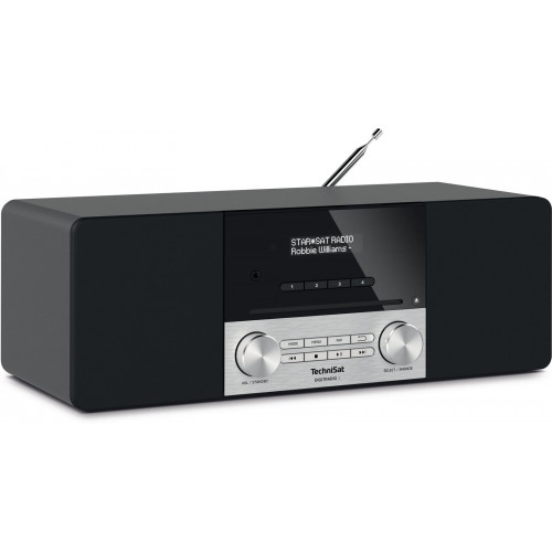TECHNISAT DIGITRADIO 3 DAB+ Radio, Digital, DAB+, Bluetooth, Schwarz/Silber