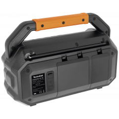 TechniSat DIGITRADIO 231 OD Baustellenradio DAB, DAB+, UKW AUX, Bluetooth® Weckfunktion, wiederaufladbar Schwarz