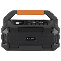 TechniSat DIGITRADIO 231 OD Baustellenradio DAB, DAB+, UKW AUX, Bluetooth® Weckfunktion, wiederaufladbar Schwarz