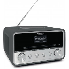 TECHNISAT DIGITRADIO 586 DAB+ Radio, AM, FM, DAB+, Internet Radio, Bluetooth, Anthrazit/Silber