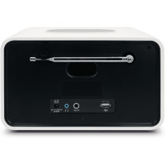 TECHNISAT DIGITRADIO 586 DAB+ Radio, AM, FM, DAB+, Internet Radio, Bluetooth, Weiß/Silber