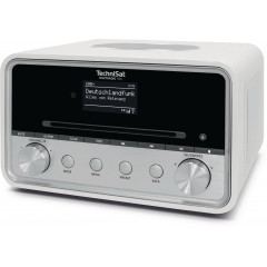 TECHNISAT DIGITRADIO 586 DAB+ Radio, AM, FM, DAB+, Internet Radio, Bluetooth, Weiß/Silber